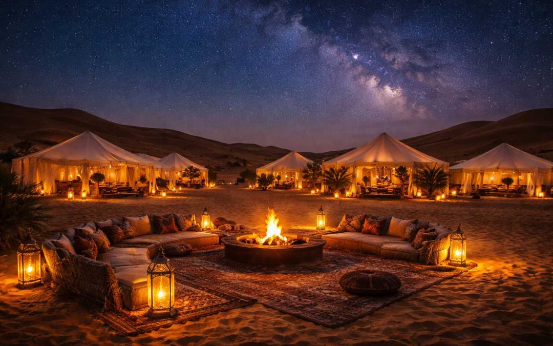 Campamento de lujo en el desierto de Merzouga